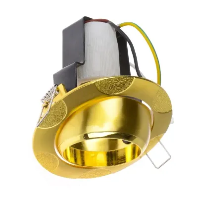 Поворотный точечный светильник Brille 60W RO-50 Золотистый 161247