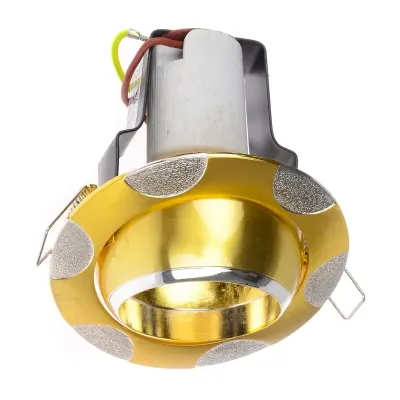 Поворотный точечный светильник Brille 60W RO-50 Латунь 161257