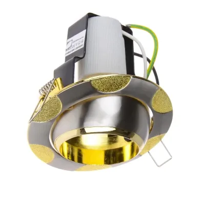 Поворотный точечный светильник Brille 60W RO-50 Золотистый 161245