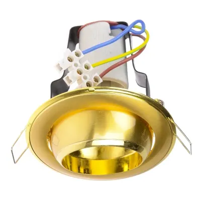 Поворотный точечный светильник Brille 60W RO-50 Золотистый 161252