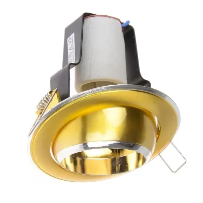 Поворотный точечный светильник Brille 60W RO-50 Латунь 161254