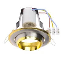 Поворотный точечный светильник Brille 60W RO-50 Золотистый 161251