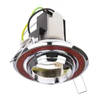 Поворотный точечный светильник Brille 60W RO-50 Красный 161272
