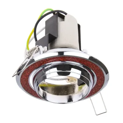 Поворотный точечный светильник Brille 60W RO-50 Красный 161272