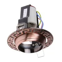 Поворотный точечный светильник Brille 60W RO-50 Медь 161304