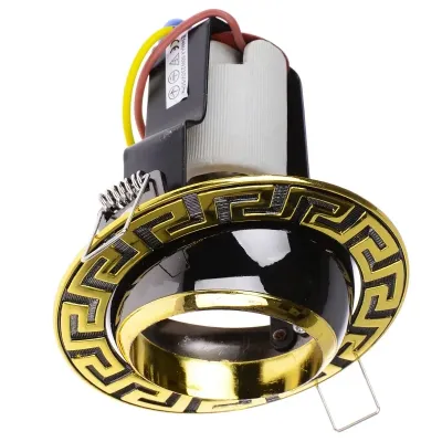 Поворотный точечный светильник Brille 60W RO-50 Золотистый 161301