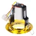 Поворотный точечный светильник Brille 60W RO-50 Латунь 161305