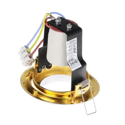 Поворотный точечный светильник Brille 60W RO-50 Латунь 161302 Поворотный точечный светильник Brille 60W RO-50 Латунь 161302