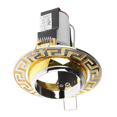 Поворотный точечный светильник Brille 60W RO-50 Латунь 161302