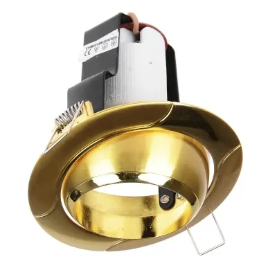 Поворотный точечный светильник Brille 60W RO-50 Золотистый 161297 Поворотный точечный светильник Brille 60W RO-50 Золотистый 161297