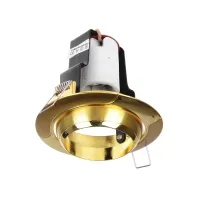 Поворотный точечный светильник Brille 60W RO-50 Золотистый 161297 Поворотный точечный светильник Brille 60W RO-50 Золотистый 161297