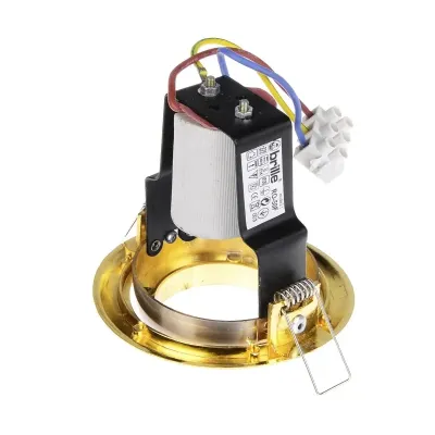 Поворотный точечный светильник Brille 60W RO-50 Золотистый 161298