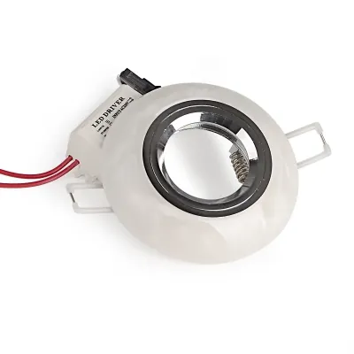 Точечный светильник с подсветкой Brille HDL-G230 Белый 36-070