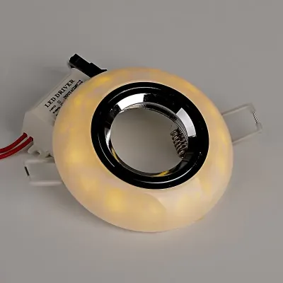 Точечный светильник с подсветкой Brille HDL-G230 Белый 36-069