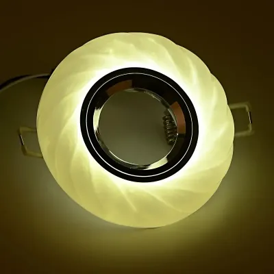 Точечный светильник с подсветкой Brille HDL-G231 Белый 36-071 Точечный светильник с подсветкой Brille HDL-G231 Белый 36-071