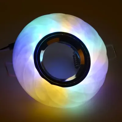 Точечный светильник с подсветкой Brille HDL-G231 Белый 36-072