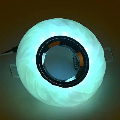 Точечный светильник с подсветкой Brille HDL-G231 Белый 36-072