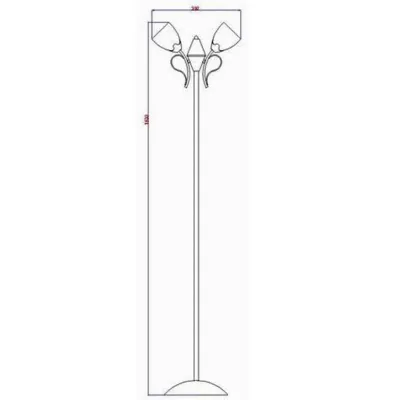 Торшер Флористика Brille 60W LK-165