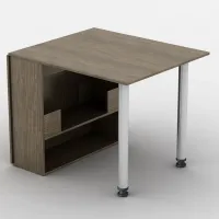 Стіл-книжка Тиса Мебель Сієра Венге 750x800x1700 мм