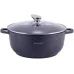 Набор 3 кастрюли Landes Black 2.3л 4.5л 6.5л с двумя прихватками Kamille DP36495