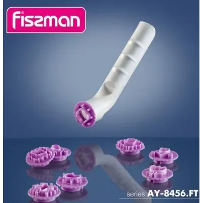 Набор 8 штампов Decorator для печенья диаметр 3см с ручкой Fissman DP38603 Набор 8 штампов Decorator для печенья диаметр 3см с ручкой Fissman DP38603