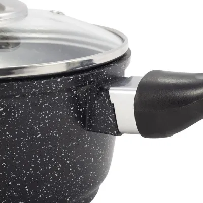 Ковш Kamille диаметром 16см индукционный со стеклянной крышкой DP112945 Ковш Kamille диаметром 16см индукционный со стеклянной крышкой DP112945