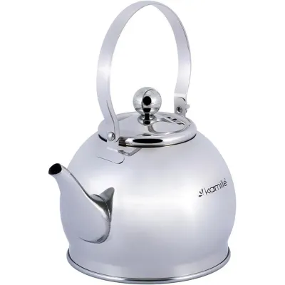 Чайник 1л из нержавеющей стали со съемным ситечком Kamille DP112961