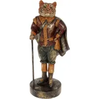 Декоративная фигурка Bona Тигр 37.5 см бордо с золотом DP113838