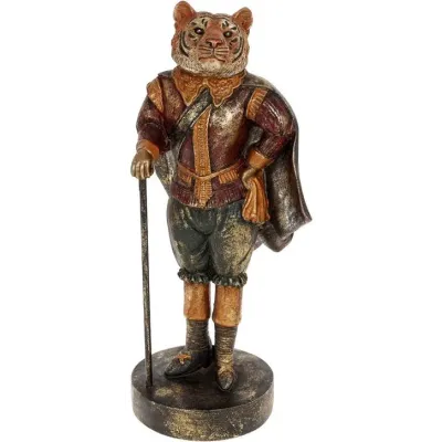 Декоративная фигурка Bona Тигр 37.5 см бордо с золотом DP113838
