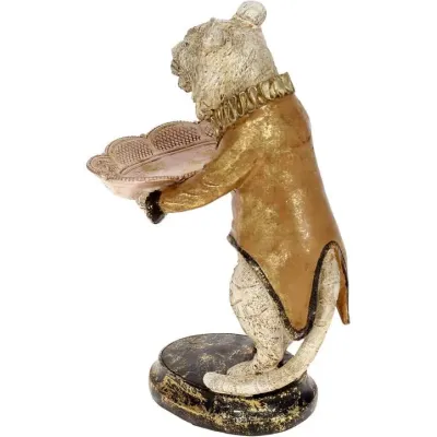 Декоративная фигурка Bona Тигр с подносом 25 см DP113846