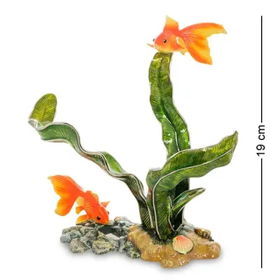 Подставка для бутылки металлическая Goldfish 19 см Pavone AL113933