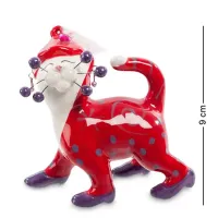 Декоративна фігурка Cat in red 9 см Pavone AL114012