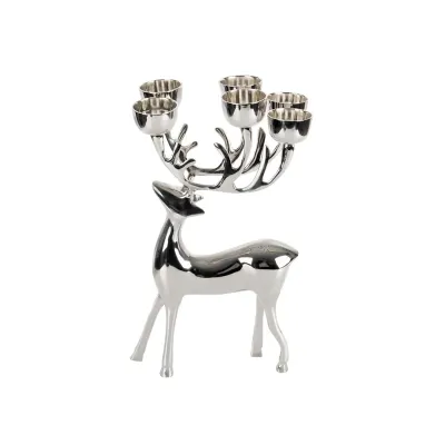Декоративный подсвечник Garna Silver 23 см Lefard AL114358