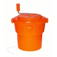 Сушка для зелени ручная с тормозом One Chef 9,5 л Оранжевая Сушка для зелени ручная с тормозом One Chef 9,5 л Оранжевая