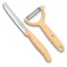 Набір з ножа та овочечистки Victorinox Swiss Classic Paring Set Світло оранжевий (6.7116.23L52)