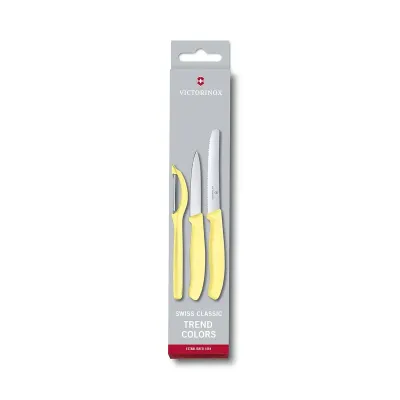 Набір Victorinox Swiss Classic Trend Colors Paring Knife Set with Universal Peeler Світло-жовтий (6.7116.31L82)