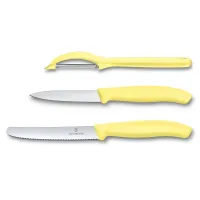 Набір Victorinox Swiss Classic Trend Colors Paring Knife Set with Universal Peeler Світло-жовтий (6.7116.31L82)