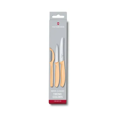 Набір Victorinox Swiss Classic Trend Colors Paring Knife Set with Universal Peeler Світло-оранжевий (6.7116.31L92)