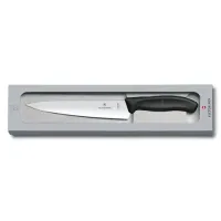 Кухонний ніж Victorinox SwissClassic Carving обробний 19 см Чорний (6.8003.19G)