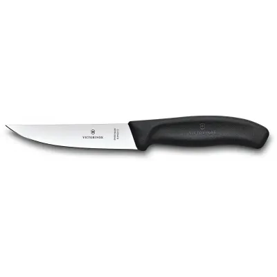 Кухонный нож Victorinox SwissClassic Carving разделочный 12 см Черный (6.8103.12B) Кухонный нож Victorinox SwissClassic Carving разделочный 12 см Черный (6.8103.12B)