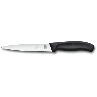 Кухонный нож Victorinox SwissClassic Filleting Flex филейный гибкое лезвие 16 см (6.8713.16B) Кухонный нож Victorinox SwissClassic Filleting Flex филейный гибкое лезвие 16 см (6.8713.16B)
