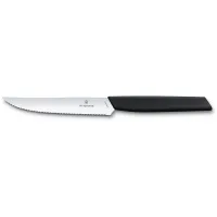 Кухонний ніж Victorinox Swiss Modern Steak&Pizza 12 см Чорний (6.9003.12W)