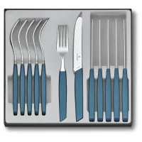 Набор столовых приборов Victorinox Swiss Modern Table Set 12 предметов Синий (6.9096.11W2.12) Набор столовых приборов Victorinox Swiss Modern Table Set 12 предметов Синий (6.9096.11W2.12)