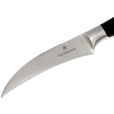 Кухонный кованный нож для вырезания Victorinox Grand Maitre Shaping Черный (7.7303.08G)