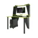 Геймерский игровой стол Zeus IVAR-2 1200 мм Черный /Лайм
