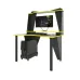 Геймерский игровой стол Zeus IVAR-2 1200 мм Черный/Желтый
