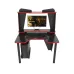 Геймерский игровой стол Zeus IVAR-2 1200 мм Черный/Красный