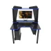 Геймерский игровой стол Zeus IVAR-2 1200 мм Черный/Синий Геймерский игровой стол Zeus IVAR-2 1200 мм Черный/Синий
