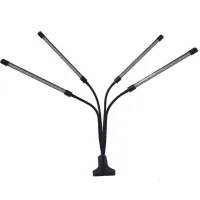 Фитолампа для растений Plant GrowLight светодиодная с таймером черная
