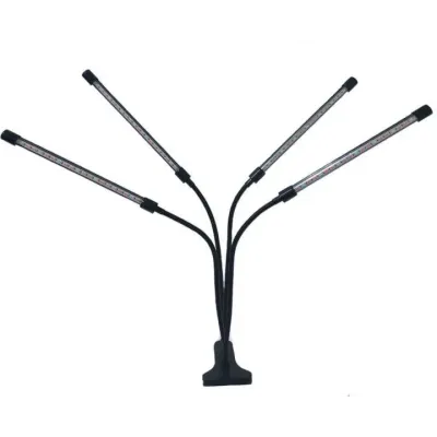 Фитолампа для растений Plant GrowLight светодиодная с таймером черная Фитолампа для растений Plant GrowLight светодиодная с таймером черная